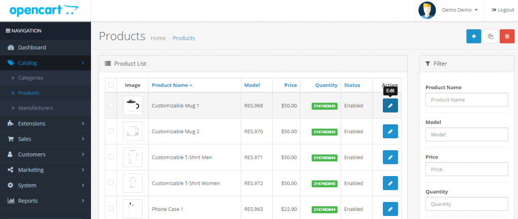 OpenCart