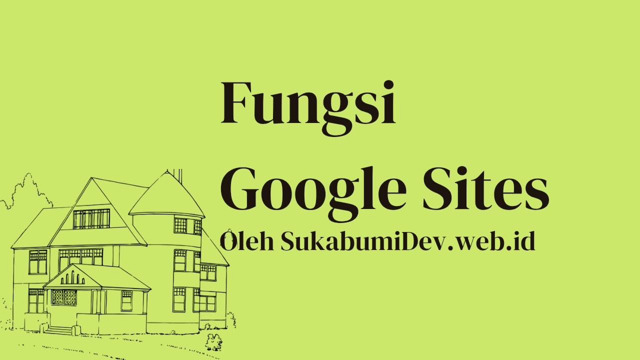Fungsi Google Sites