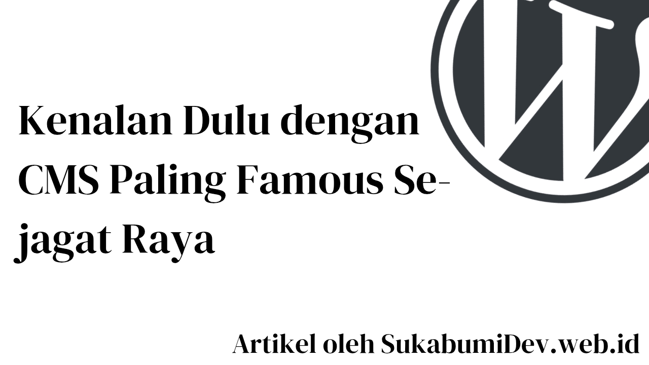 Kenalan dengan WordPress