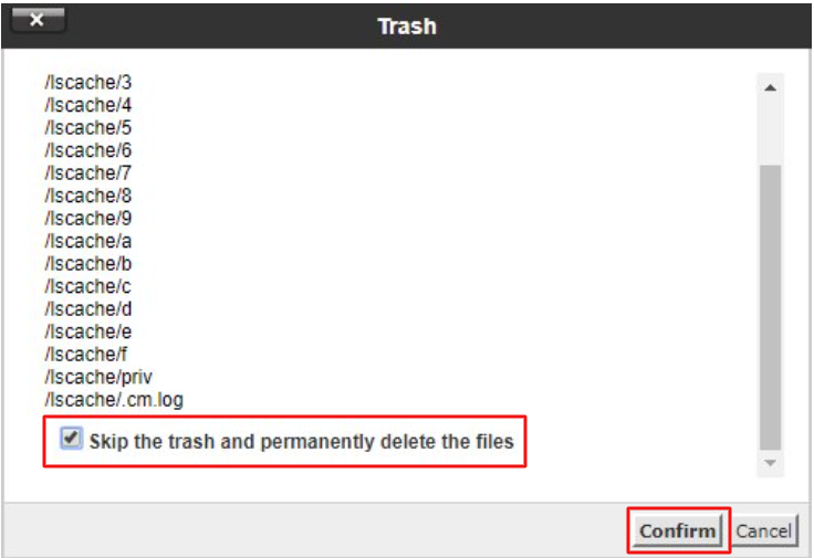 Menghapus File Cache di Cpanel