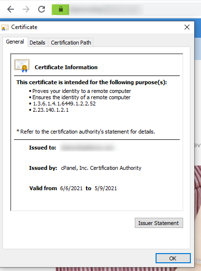 Cek Status SSL di Cpanel