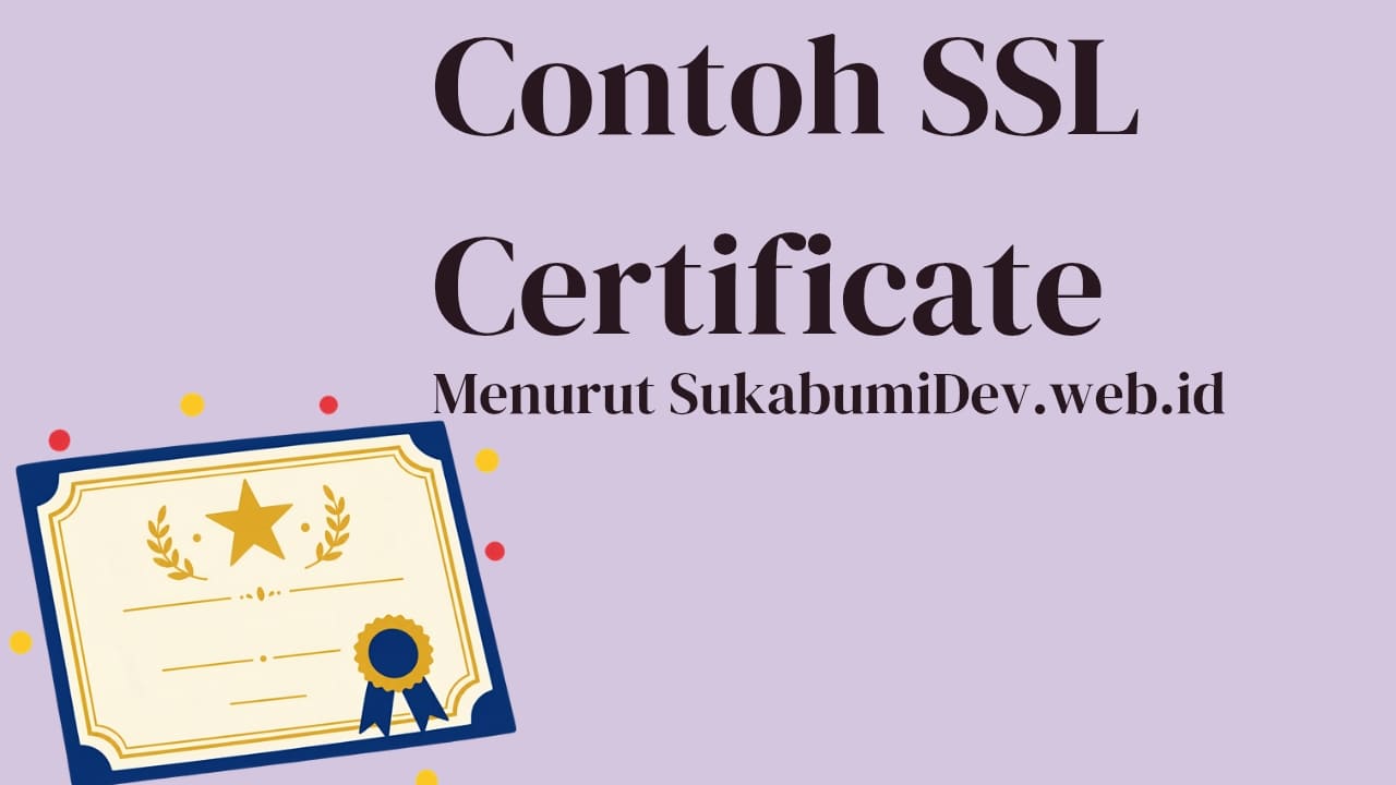Contoh SSL Certificate