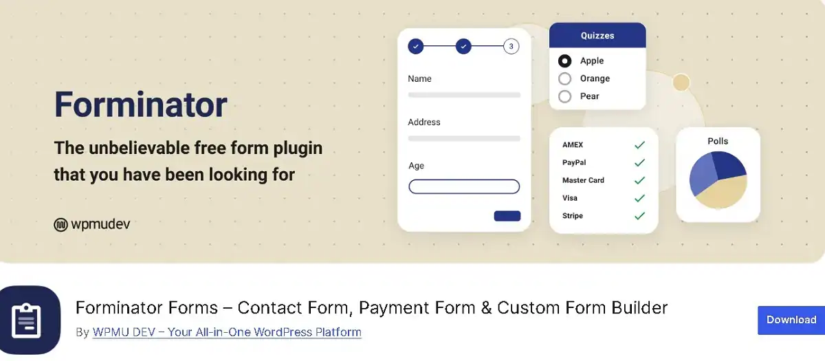 Plugin Forminator
