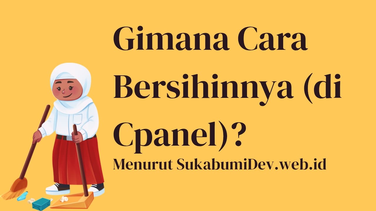 Cara Clear Cache di Cpanel