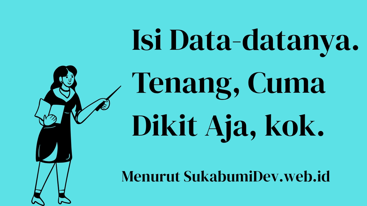 Mengisi Formulir Informasi Website