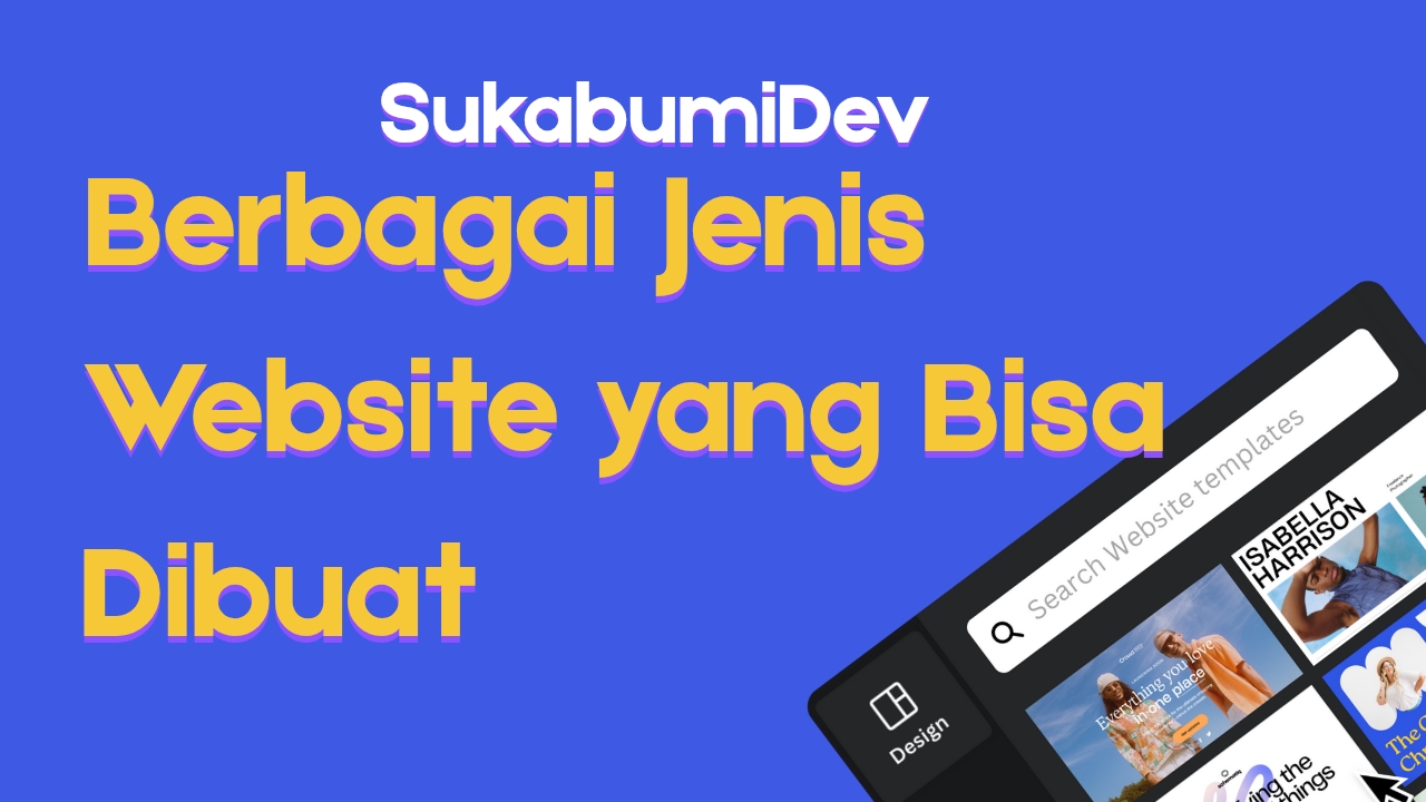 Website yang Bisa Dibuat Jasa Pembuatan Website di Cicurug Sukabumi
