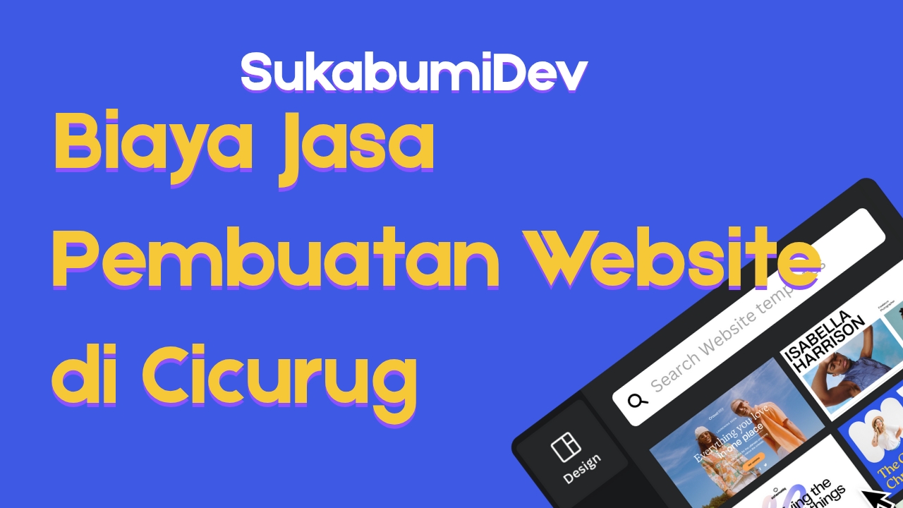 Biaya Jasa Pembuatan Website di Cicurug Sukabumi