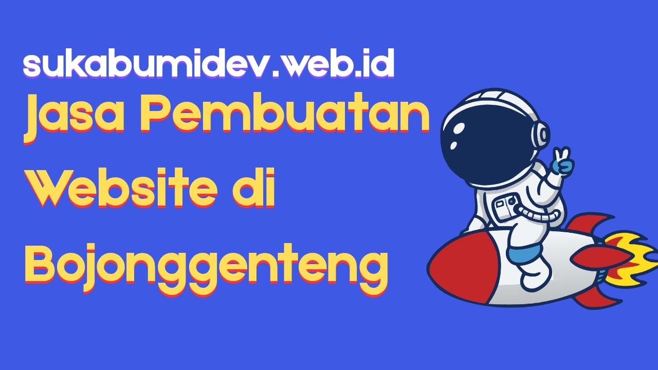 Jasa Pembuatan Website di Bojonggenteng